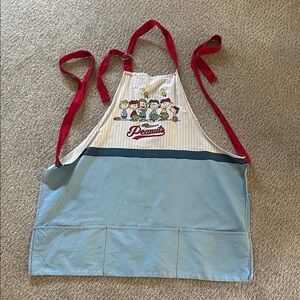 Peanut Gang Character Apron with Red Straps